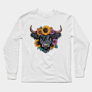 Highland Cow Long Sleeve T-Shirt